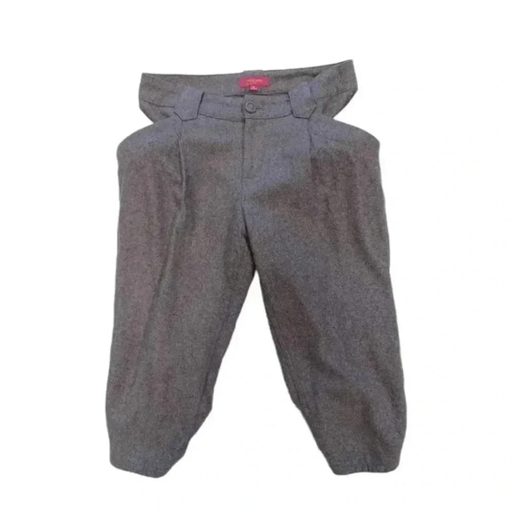 Free  Bird Collection Wool Blend Grey Capri Size 26 - Picture 9 of 12